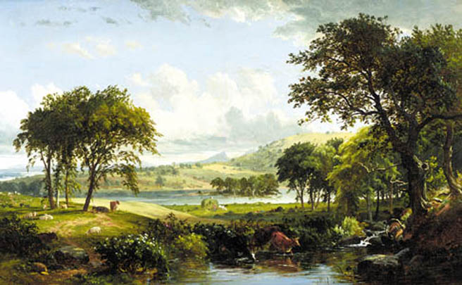 Springtime on the Hudson: 1856