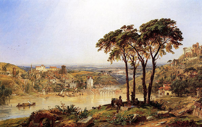 Summer, Noonday on the Arno: 1860