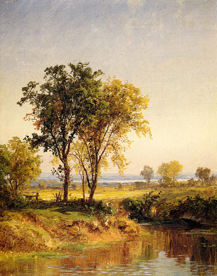 The Pond in Springtime: 1879