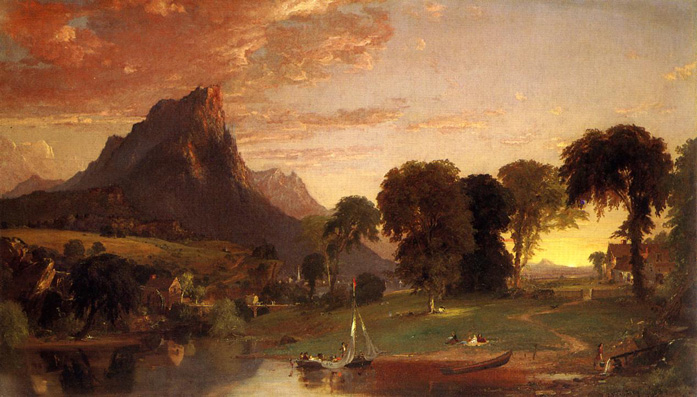 View near Sherburne, Chenango County, New York: 1853