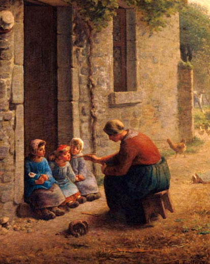 Feeding the Young: 1850