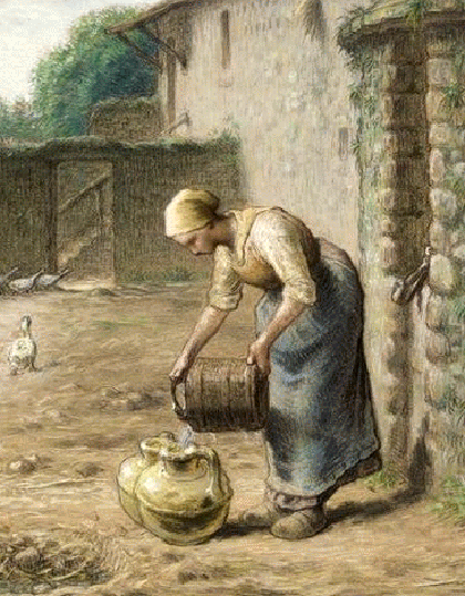 La femme au puits: ca 1866