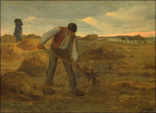 Peasant Spreading Manure: 1854-55
