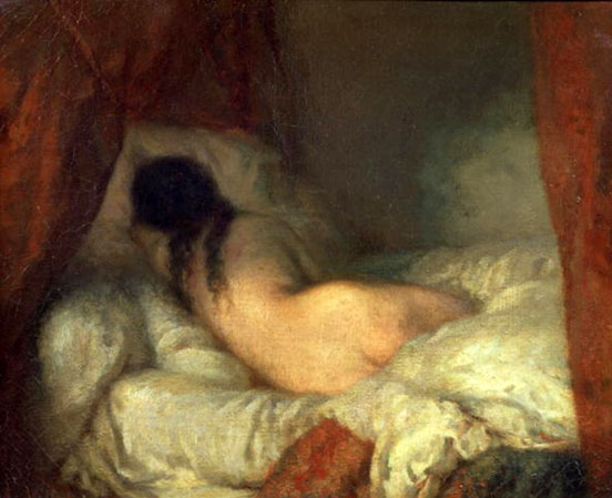 Reclining Female Nude: ca 1844-45