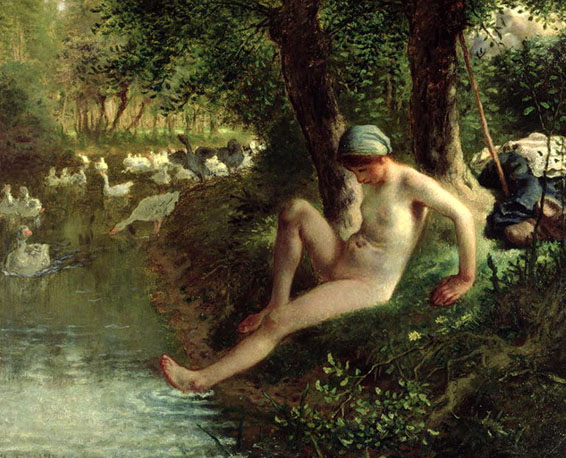 The Bather: 1863