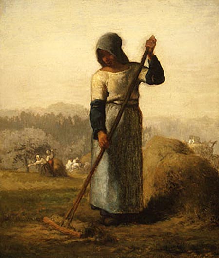 Woman with a Rake: ca 1856-57