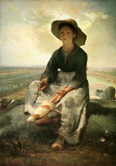 Young Shepherdess: ca 1871