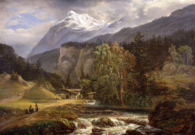Alpine Landscape: 1821