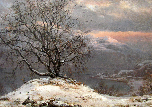 Birch Tree in Winter: 1838