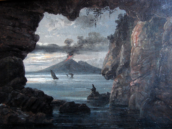 Gulf of Naples Seen from a Cave: 1821
