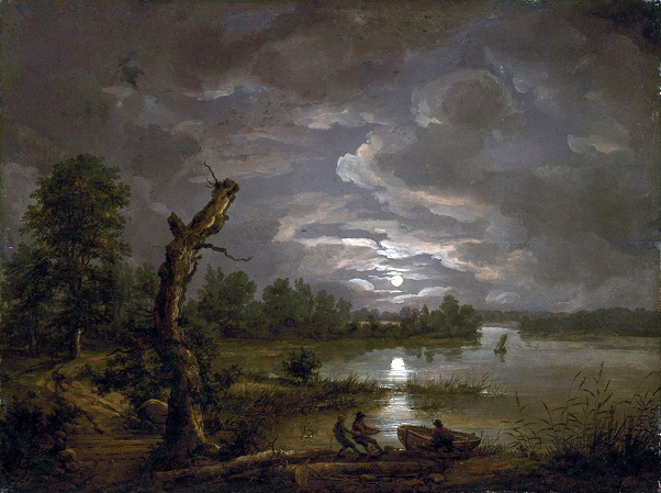 Lake Esrom by Moonlight: 1814