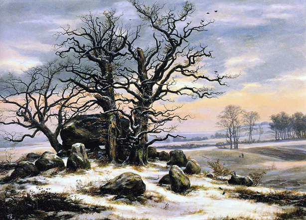 Megalith Grave near Vordingborg in Winter: 1824-25