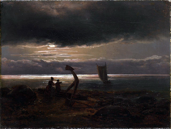 Mother and Child by the Sea: 1830