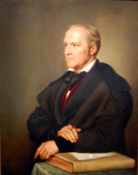 Portrait of Gustav by Julius Hubner: 1844