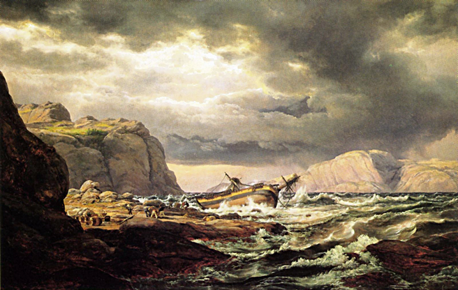 Shipwreck on the Coast of Norway: 1832