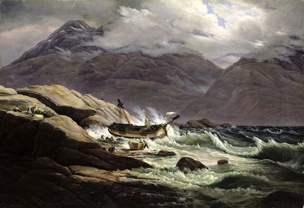 Shipwreck on the Coast of Norway: 1831