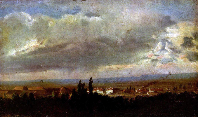 Stormy Day in Dresden: 1830