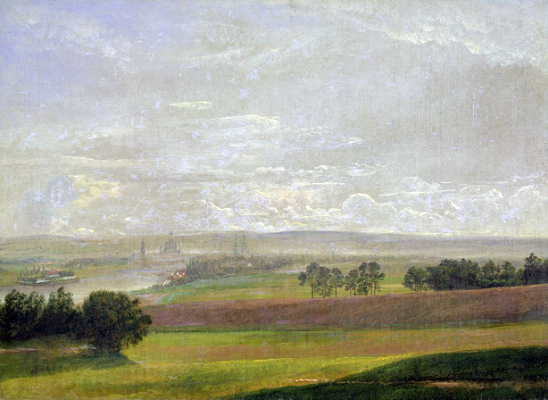 The Elbe Valley near Dresden: Date Unknown