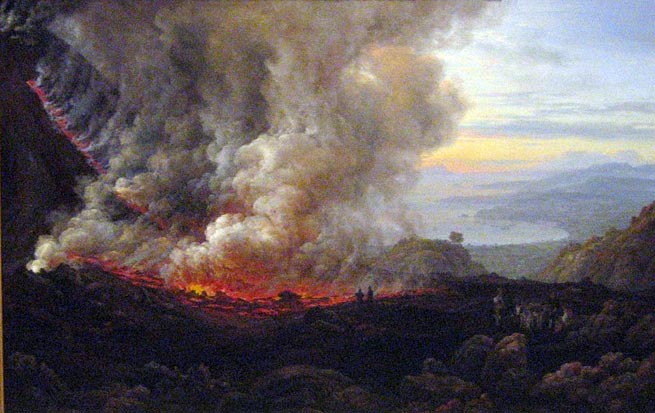 The Eruption of Vesuvius: 1824