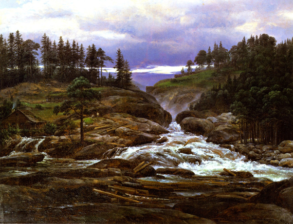 The Lower Falls of the Labrofoss: 1827