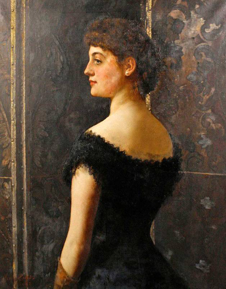 Portrait of Laura Mary Stapleton: 1882