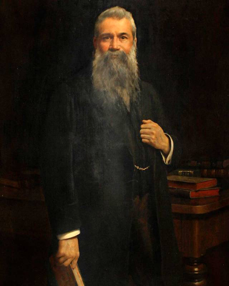 Portrait of a Gentleman in his Library: 1890