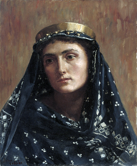 Portrait of a Lady in Eastern Dress: 1890