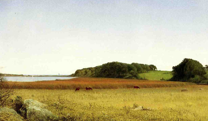 An Inlet of Long Island Sound: ca 1865
