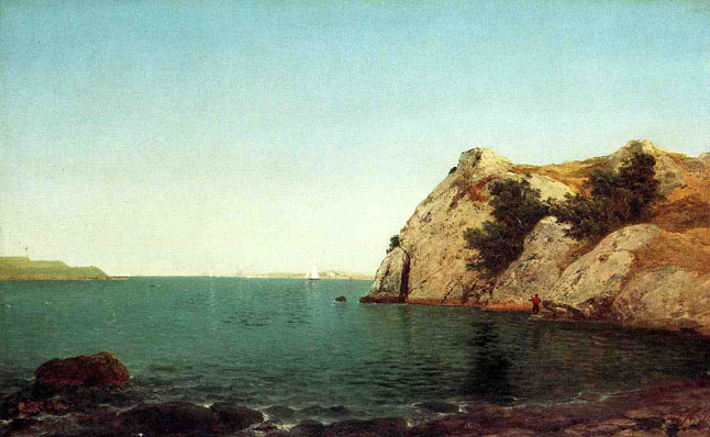 Beacon Rock, Newport Harbor: 1857