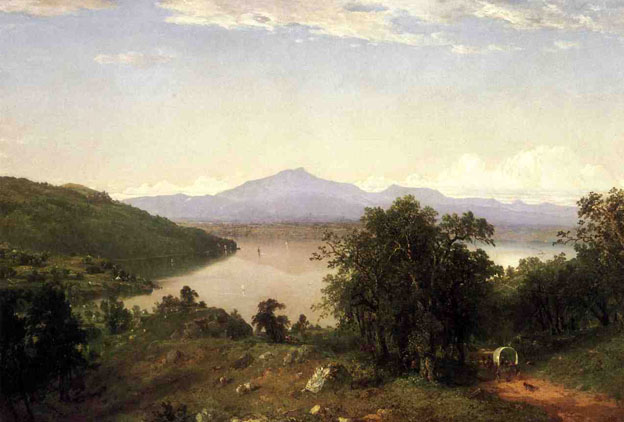 Camels Hump from the Western Shore of Lake Champlain: 1852