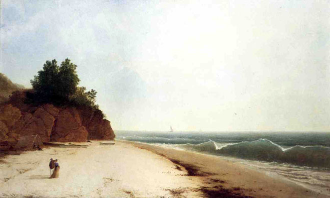 Coast Scene with Figures: 1869