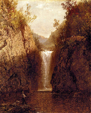 Landscape with Waterfall: Date Unknown