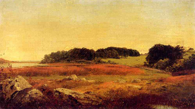Lily Pond, Newport, Rhode Island: ca 1865