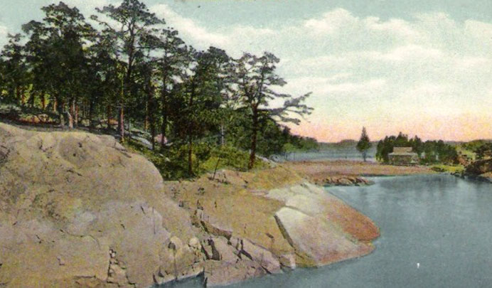 Postcard - Darien, CT - Contentment Island: 1914