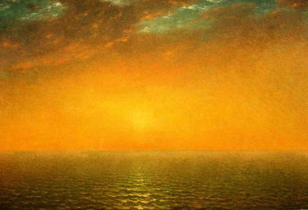 Sunset on the Sea: 1872