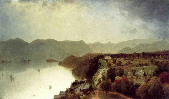 View from Cozzens Hotel near West Point: 1863