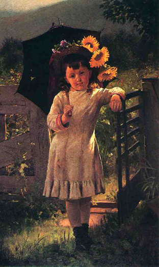The Sunflower Girl: 1880