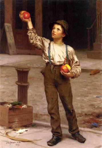 The Young Apple Salesman: 1878