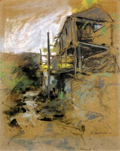 Abandoned Mill-Branchville, Connecticut: ca 1888