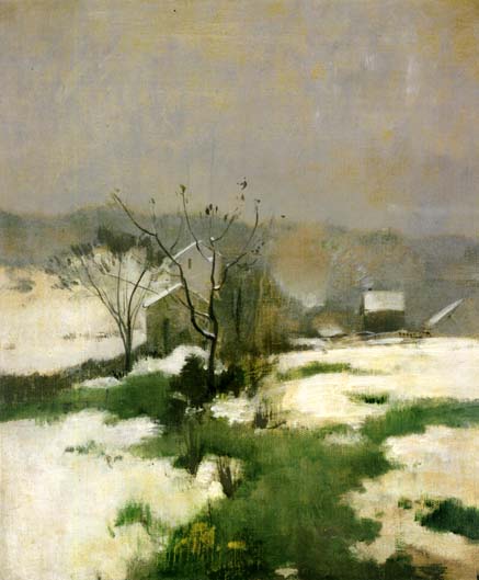 An Early Winter: ca 1882