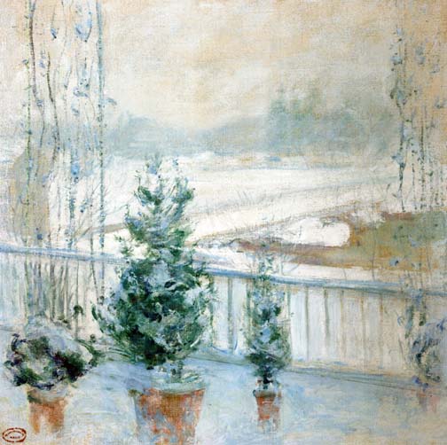 Balcony in Winter: ca 1901-02
