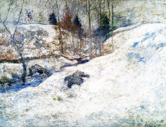 Brook in Winter: ca 1893