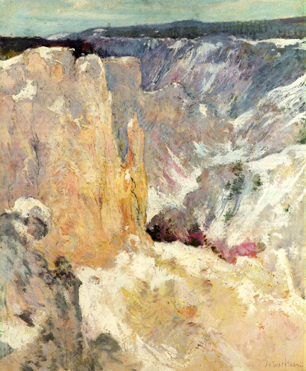 Canyon in the Yellowstone: ca 1895