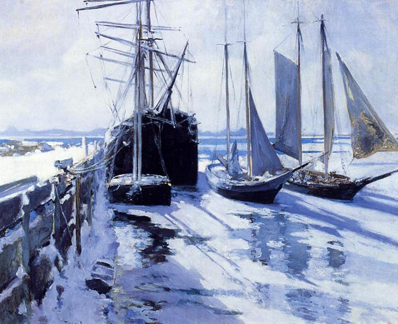 Connecticut Shore, Winter: 1899