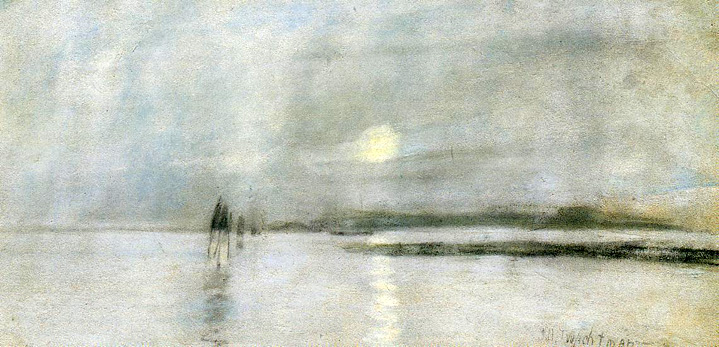 Moonlight, Flanders: ca 1885