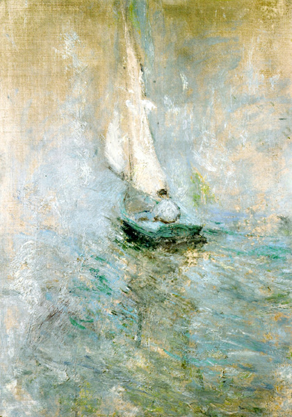 Sailing in the Mist: ca 1895