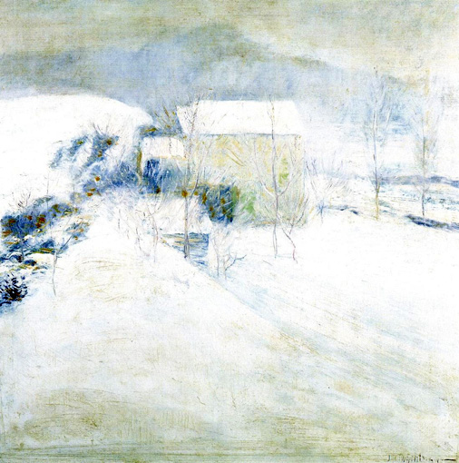 Snow Scene at Utica: ca 1897-99