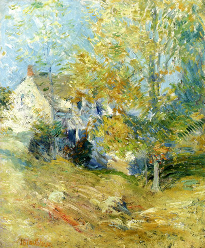 The Artist's House Through the Trees: ca 1894-95