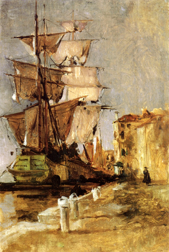 Venetian Sailing Vessel: 1878