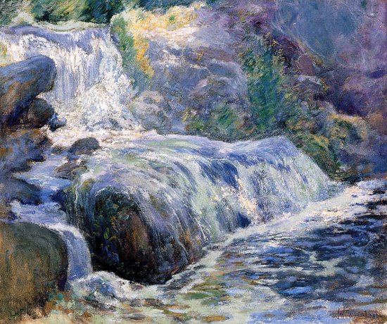 Waterfall, Blue Brook: ca 1895-1900